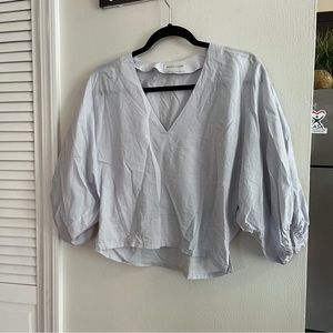 Modern Citizen Sirena v-Neck Cotton Blouse